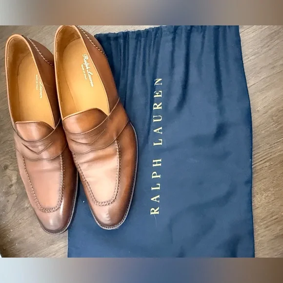 Ralph Lauren Meegan Calfskin Penny Loafer - Picture 8 of 8